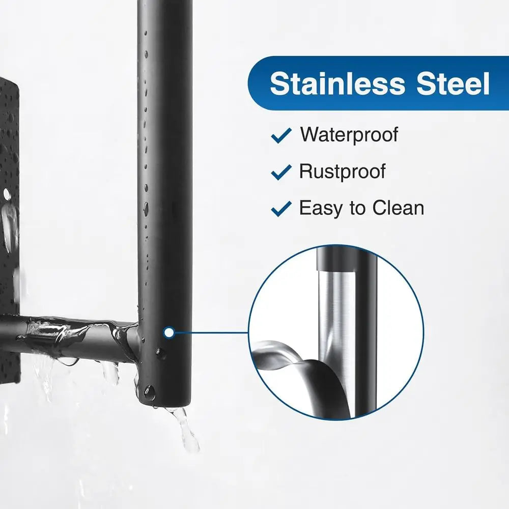 Stainless Steel Kitchen Roll Dispenser Wall Mounted Rack Under Cabinet