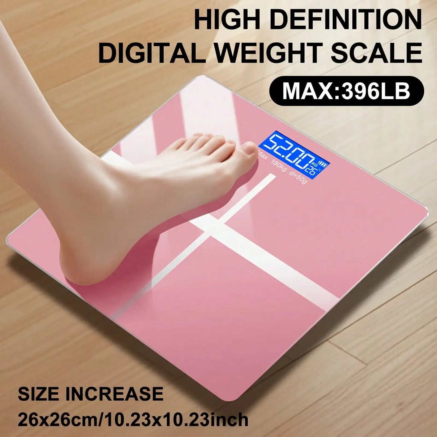 Omnliy Digital Weight Scale With Large LCD Display 180kg Capacity