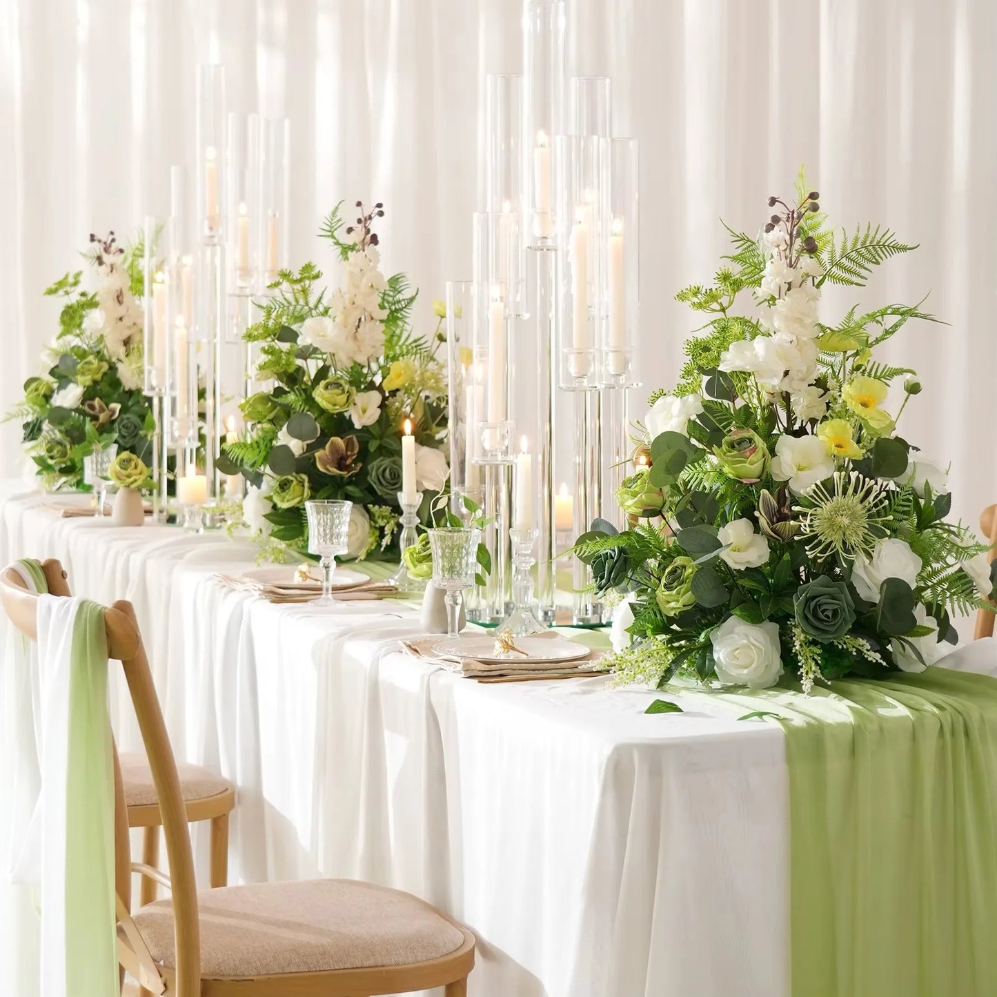 Angela Flower Artificial Silk Flower Ball Table Centerpiece