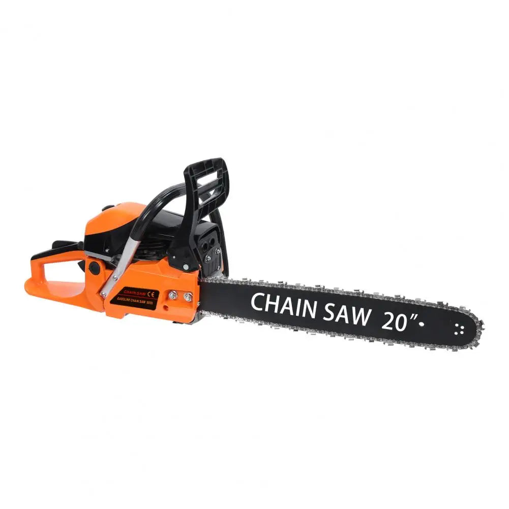 High Power Gas Powered Chainsaw For Wood Cutting And Trimming