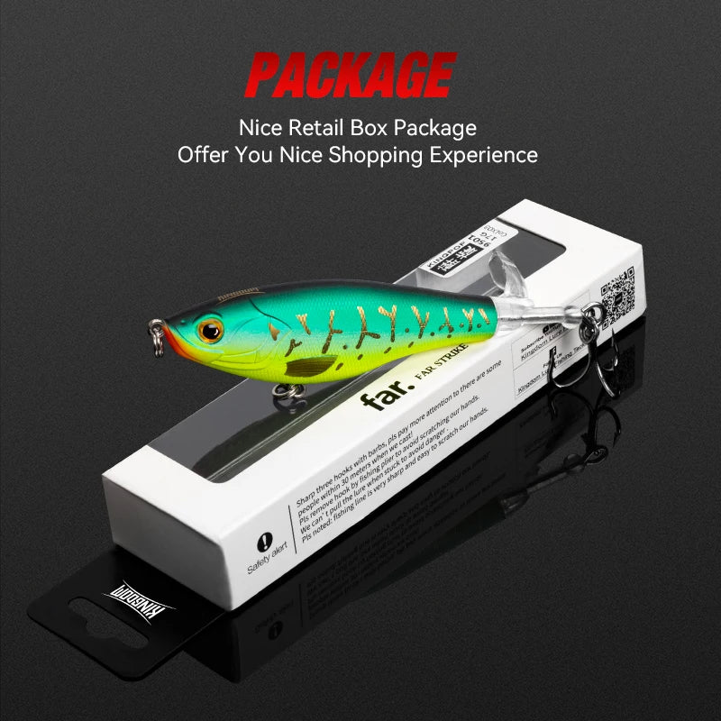 Kingdom Topwater Hard Bait Lures For Bass And Pike Fishing