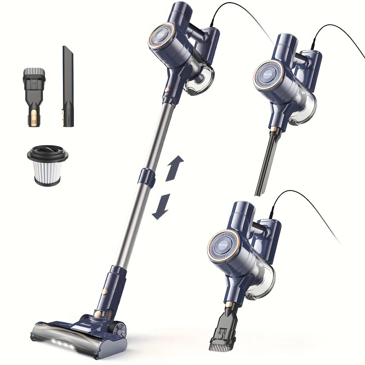 Inse I8 Corded Stick Vacuum 600W Powerful 6In1 Handheld Cleaner
