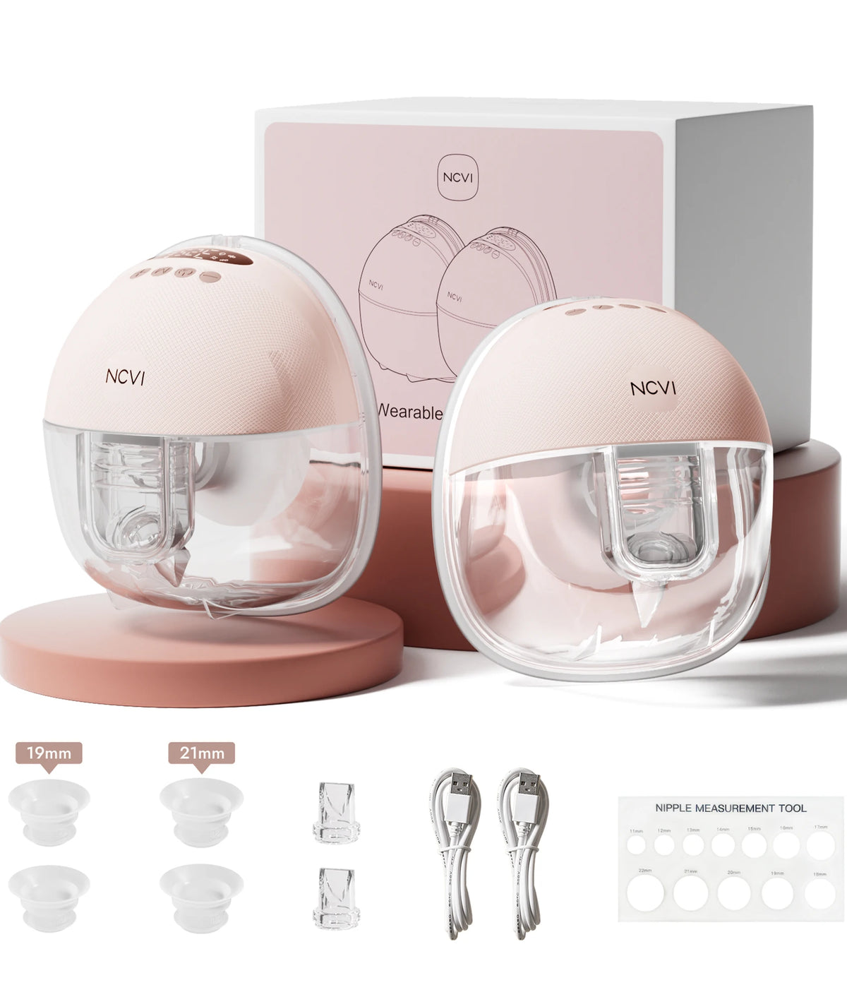 NCVI Wireless Portable Wearable Electric Breast Pump