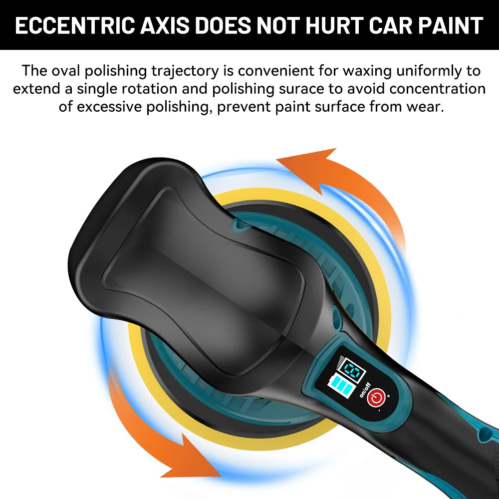 Yeartop Cordless Digital Display Car Polisher And Waxing Machine