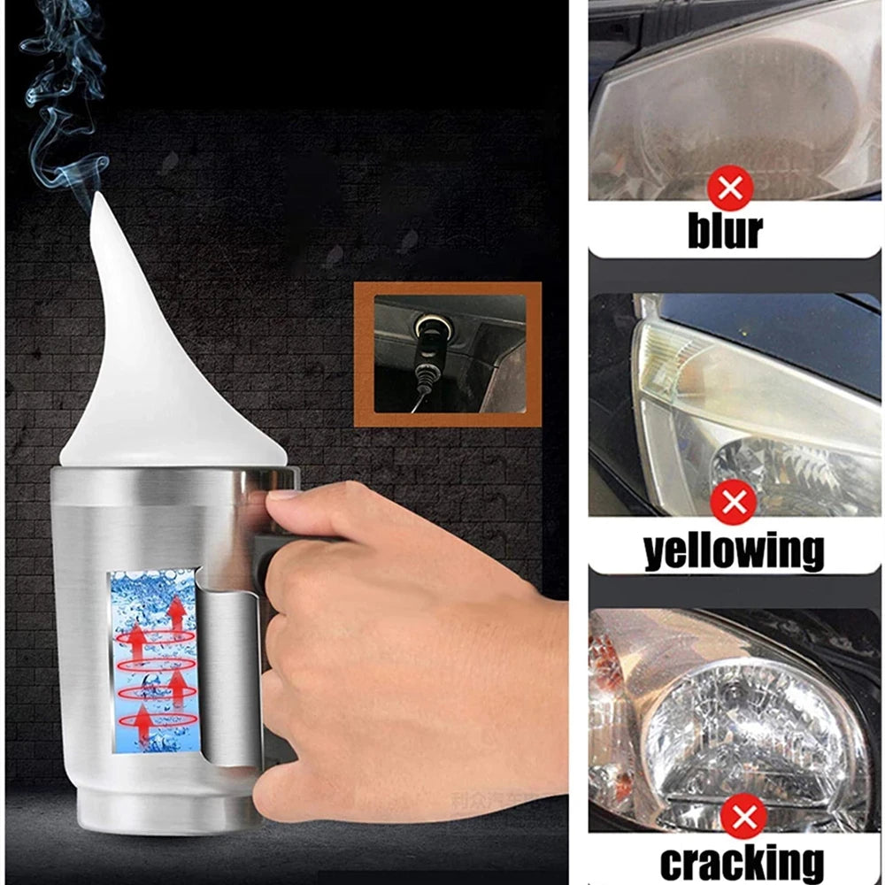 Professional Auto Headlight Restoration And Polishing Kit