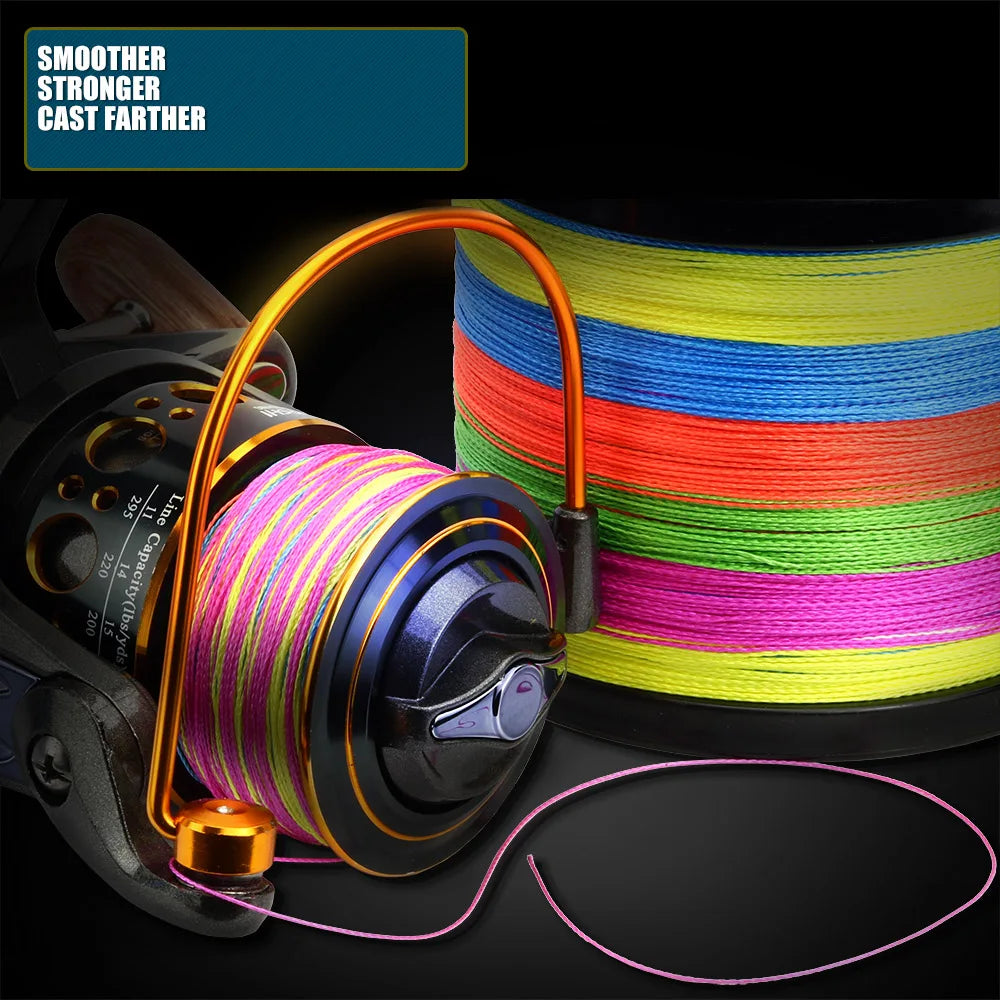 Bakawa Four Strand Braided Fishing Line For Freshwater Saltwater Fishing