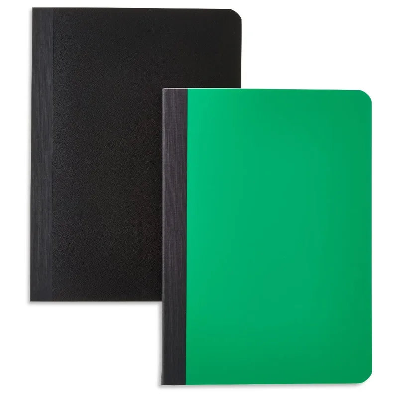 2 Pack Junior College Ruled Poly Composition Notebooks for Notes