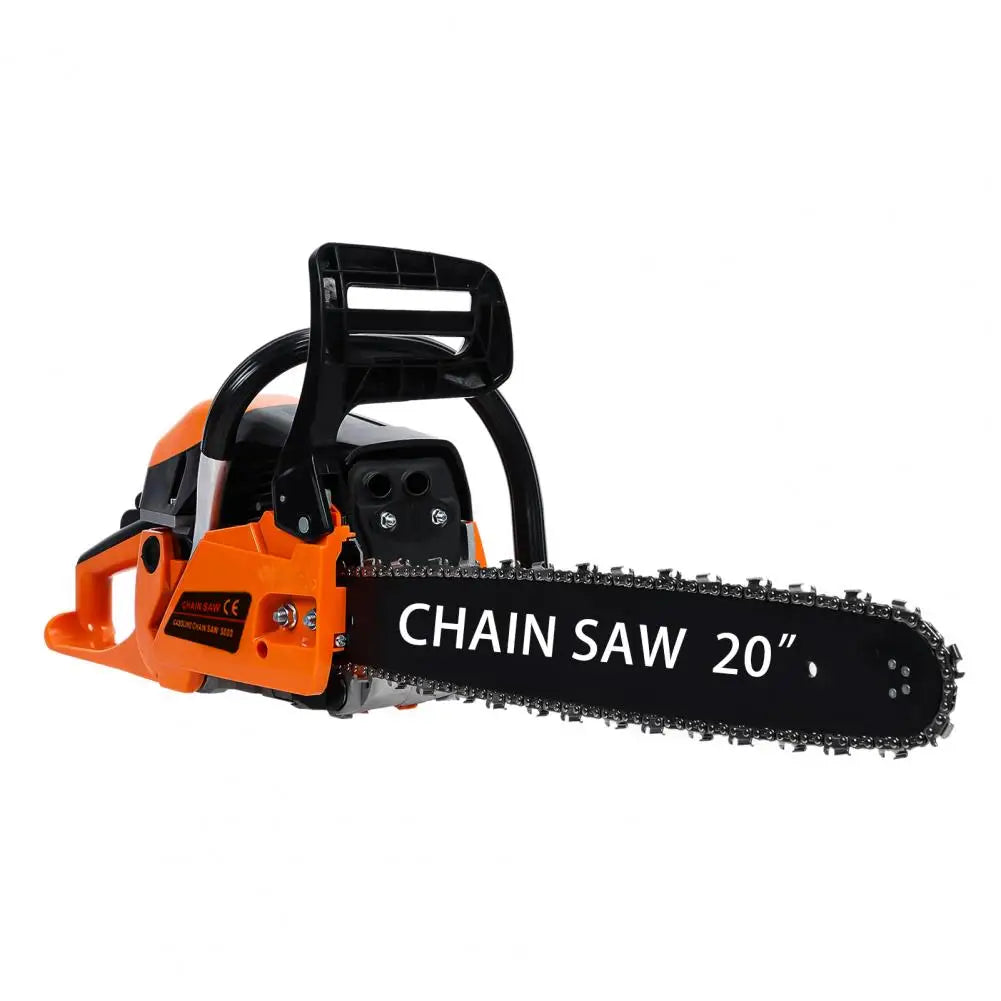 High Power Gas Powered Chainsaw For Wood Cutting And Trimming