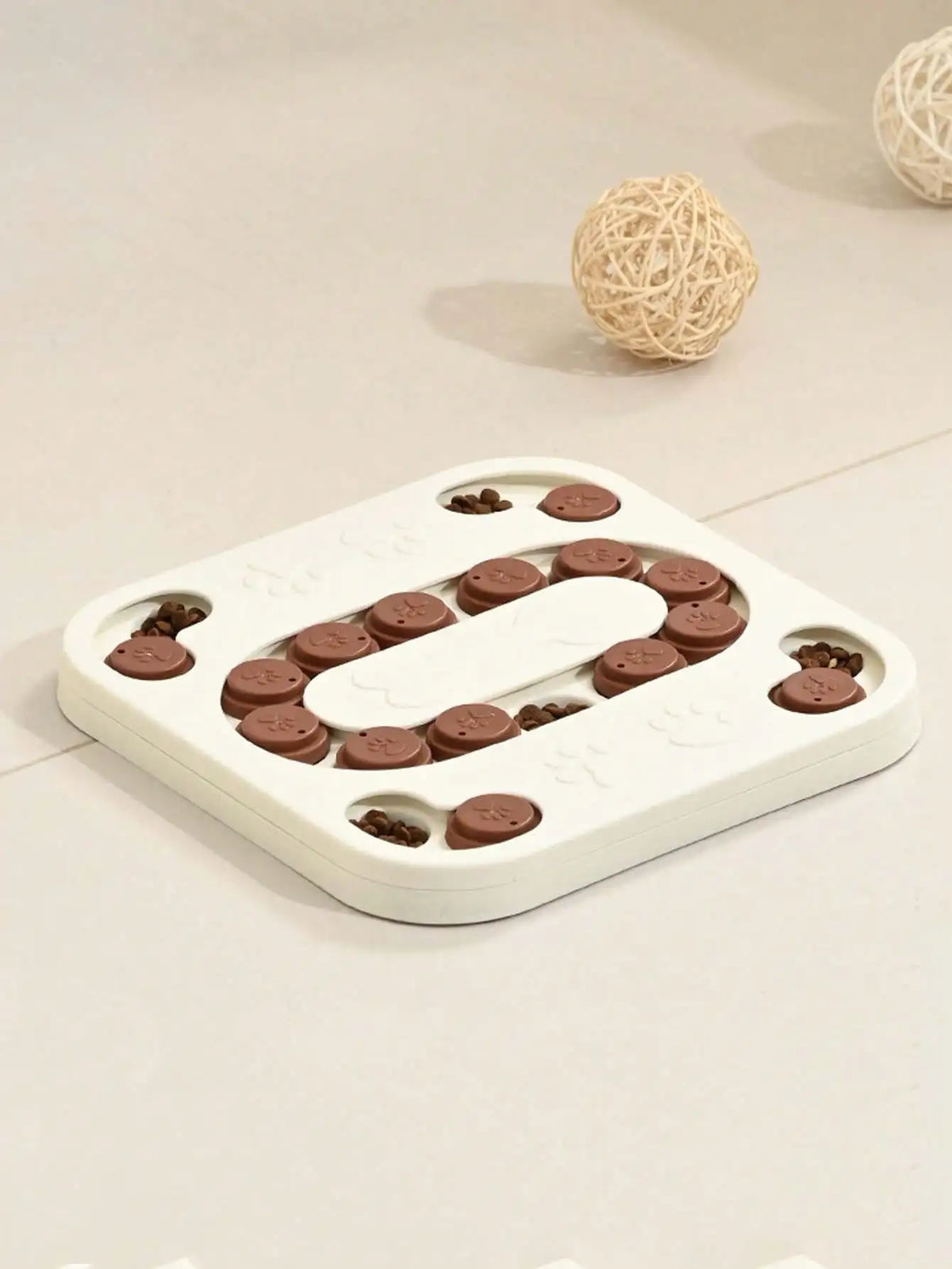 Interactive Dog And Cat Slow Feeder Puzzle Food Dispenser