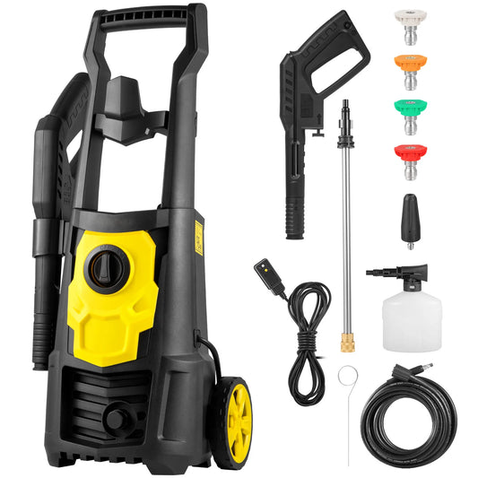 VEVOR 1500W High Pressure Car Washer With Spray Gun