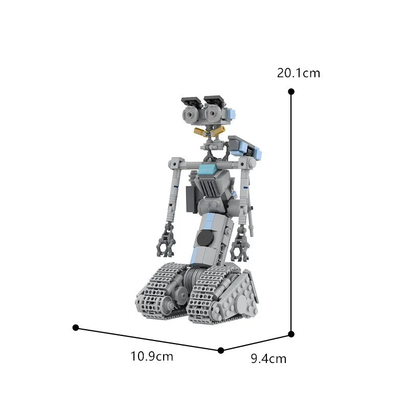Johnny 5 Robot Collectible Building Blocks Brick Set Kit