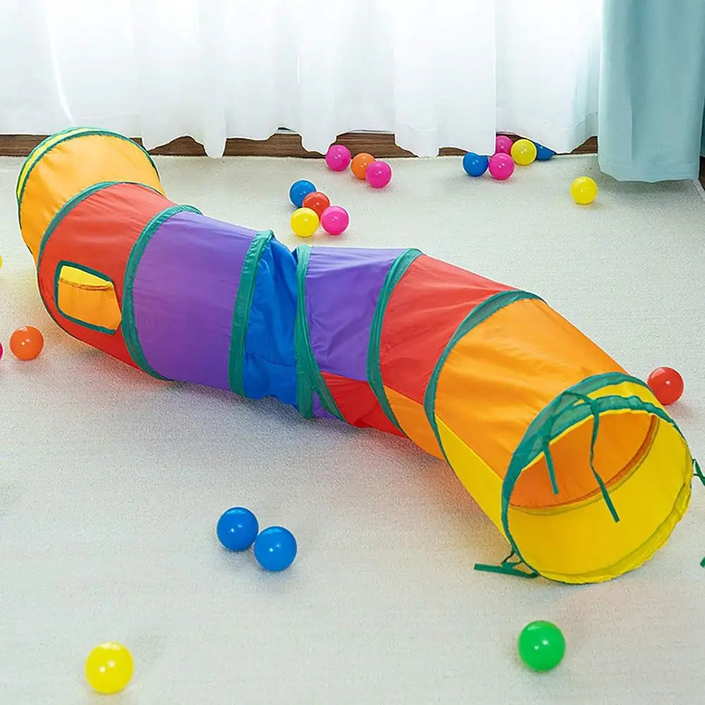 Crinkle Interactive Cat Rabbit Puppy Play Tunnel Toy