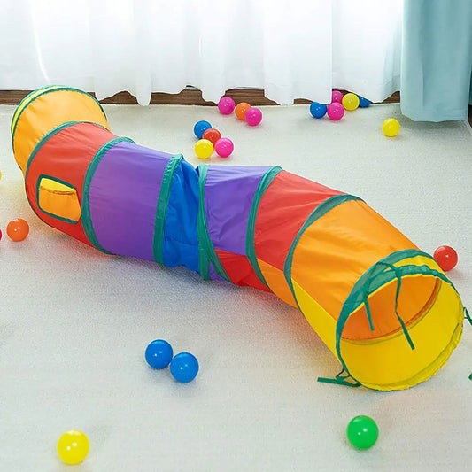 Crinkle Interactive Cat Rabbit Puppy Play Tunnel Toy