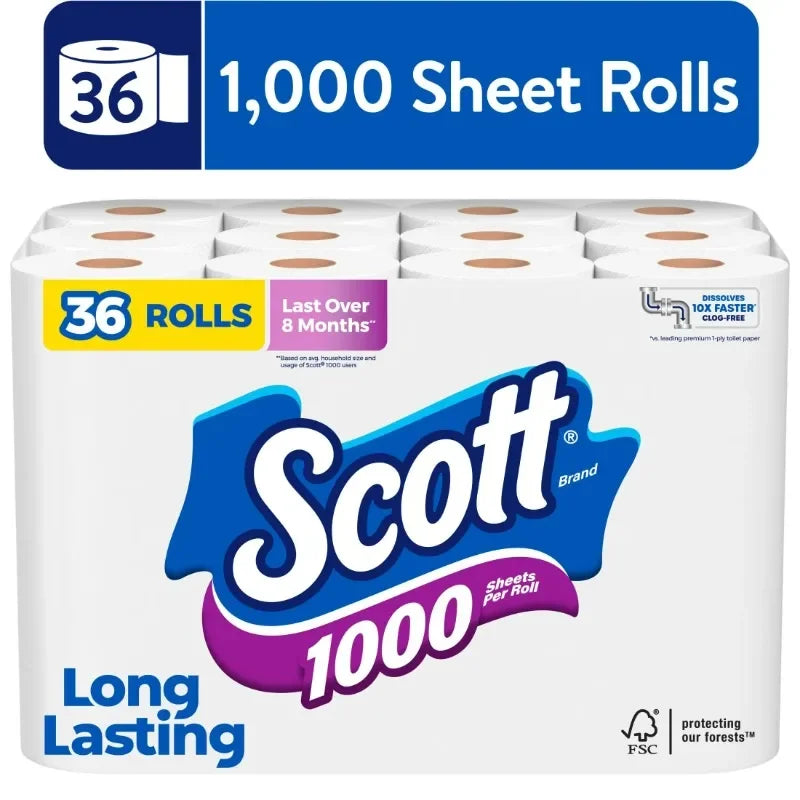 Scott Soft And Durable Household Bathroom Toilet Paper