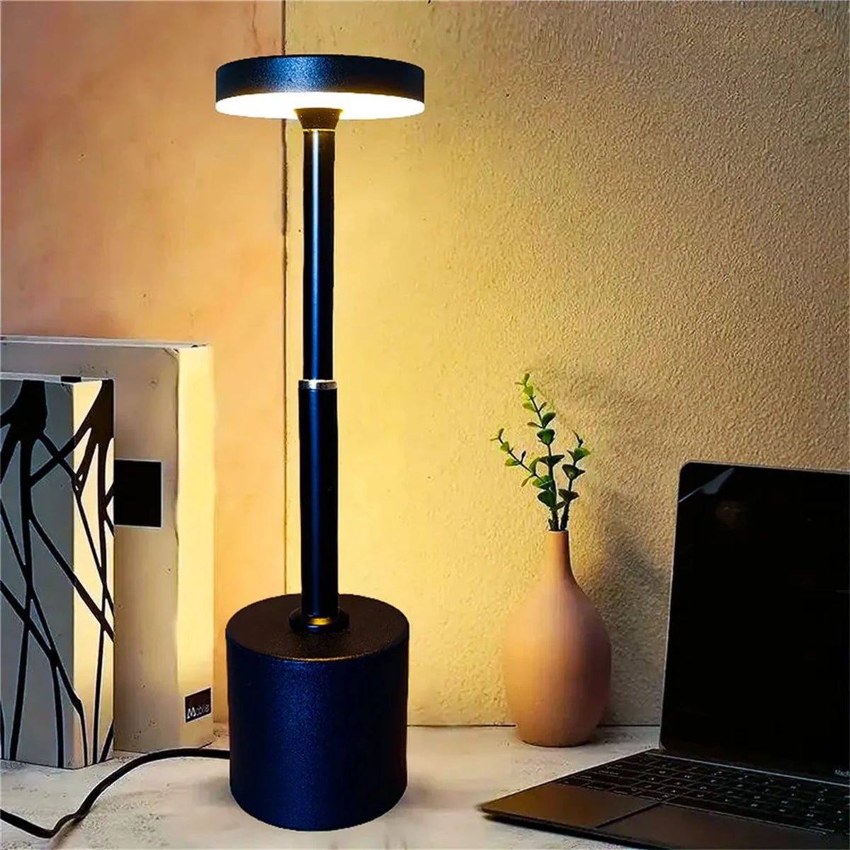Nordic Iron Art Desk Lamp With Eye Protection USB Charging