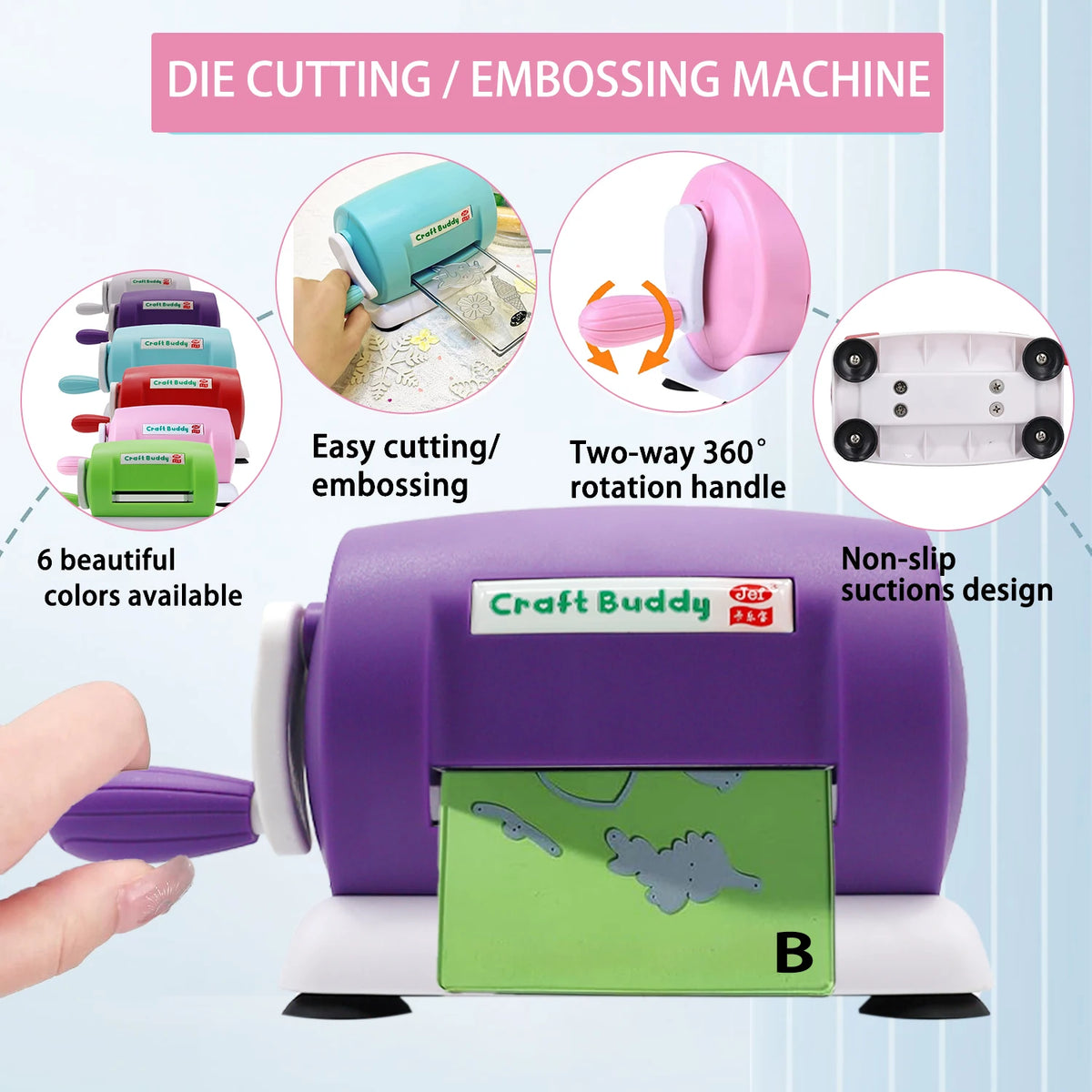 Manual Die Cutting And Embossing Machine For Scrapbooking and Crafts