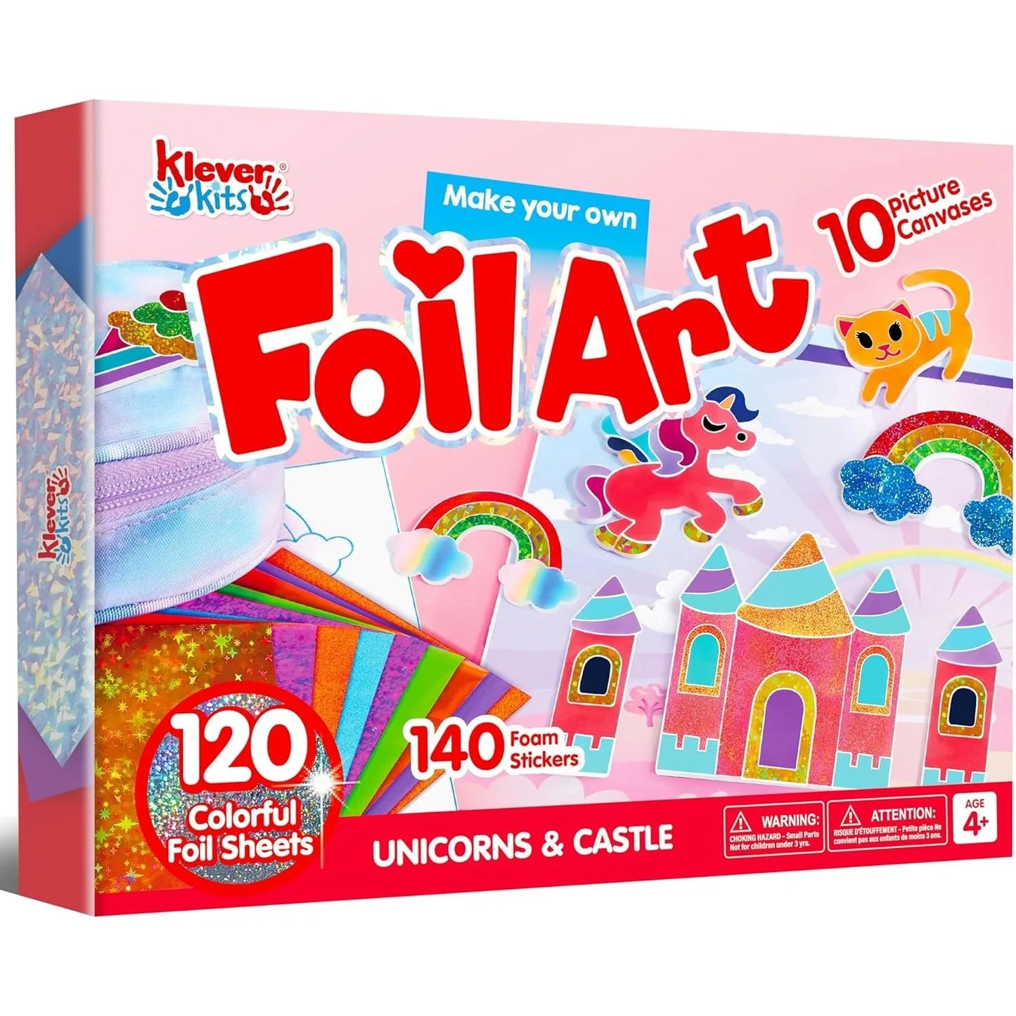 Joyfy Mess Free Foil Art Sticker Craft Kit For Children