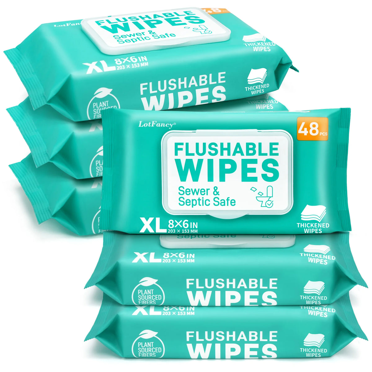 Flushable Thickened Wet Wipes for Home and Outdoor Use