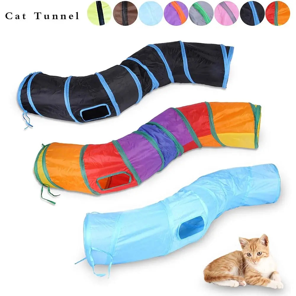 Crinkle Interactive Cat Rabbit Puppy Play Tunnel Toy