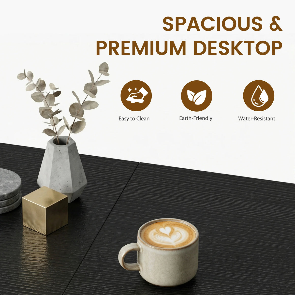 MCQ Ergonomic Office Desk With Storage Drawers Side Hook