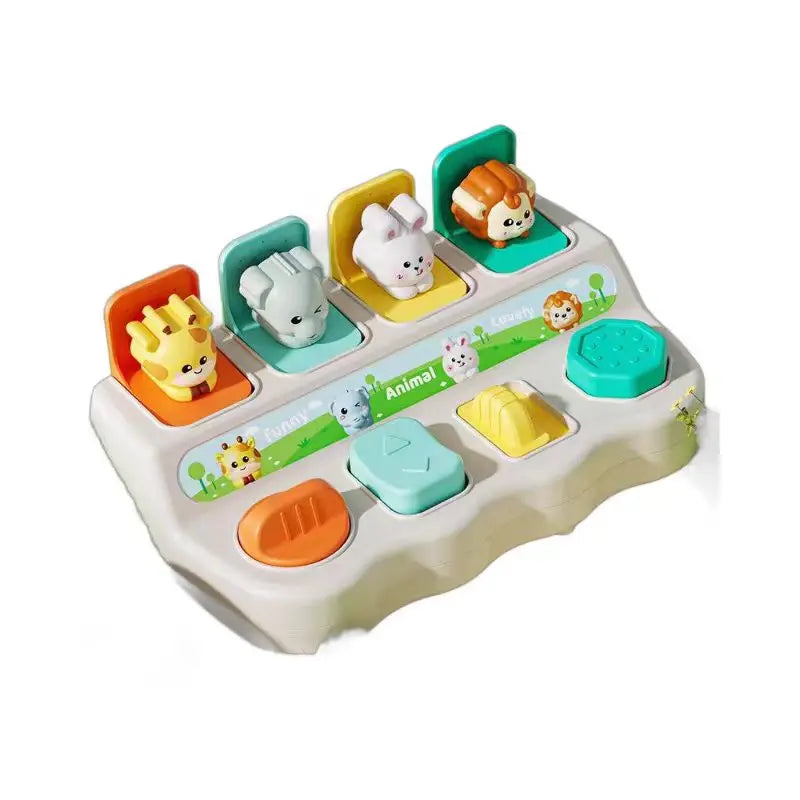 Montessori Pop Up Animal Boxes for Logic and Motor Skills