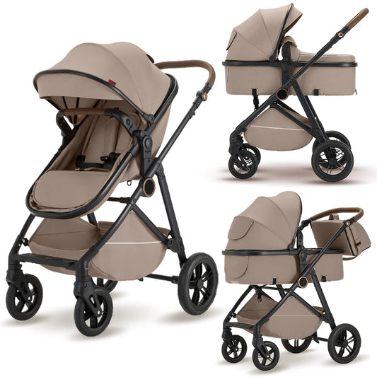 B.Childhood 2 In 1 Foldable High Landscape Baby Stroller Pram