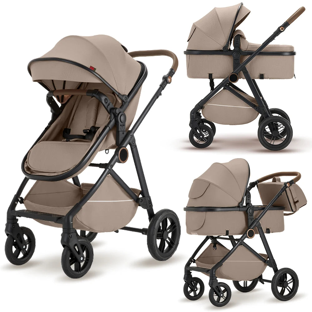 B.Childhood 2 In 1 Baby Stroller Foldable Infant Pram
