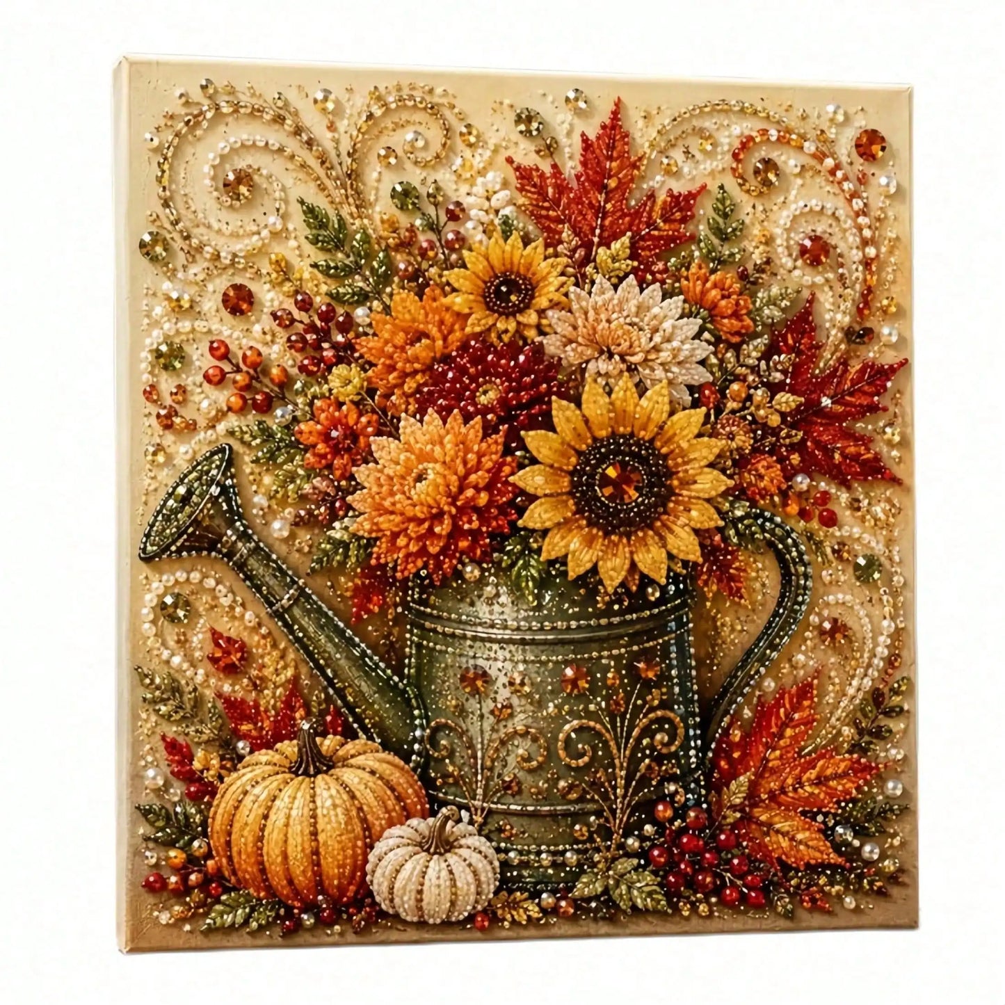 Autumn Pumpkin 5D Diamond Art Painting Kit For Adults